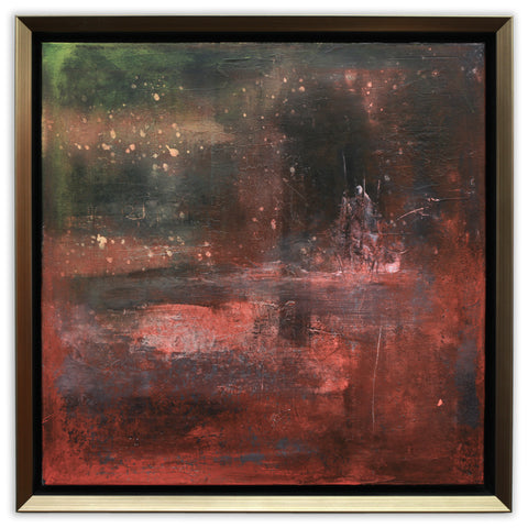 "Sailing in the Night", Acrylic on Canvas, New York.
